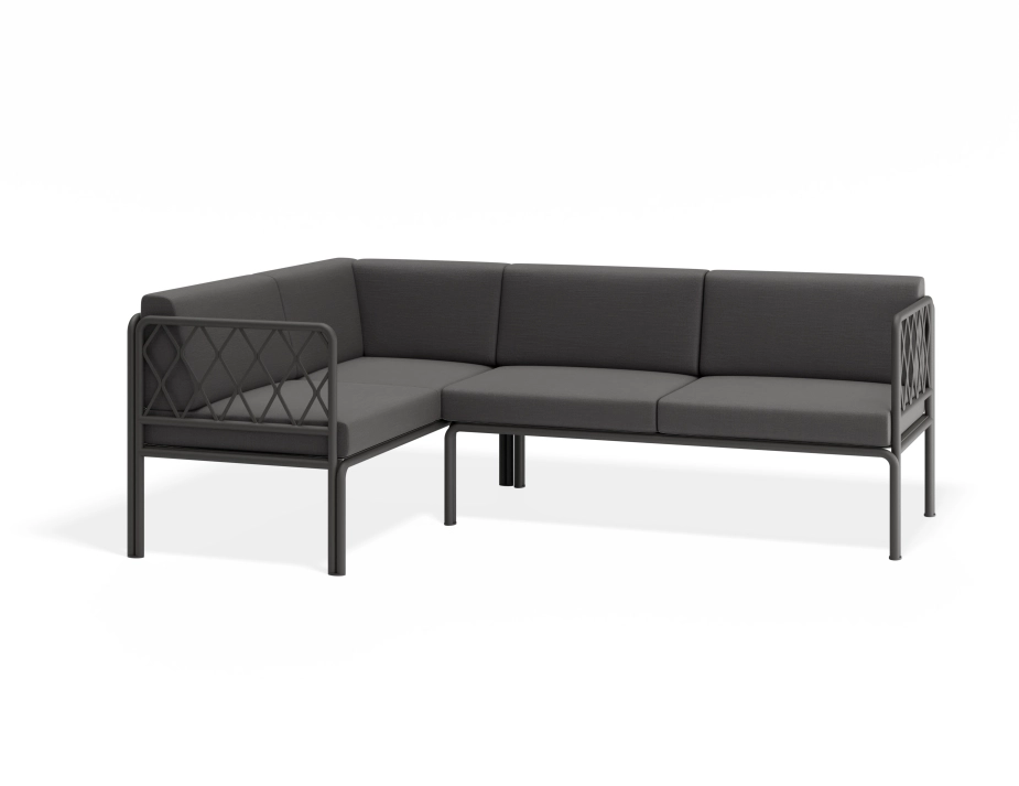Sevillev2 Configa Charcoalframe Darkgreycushion