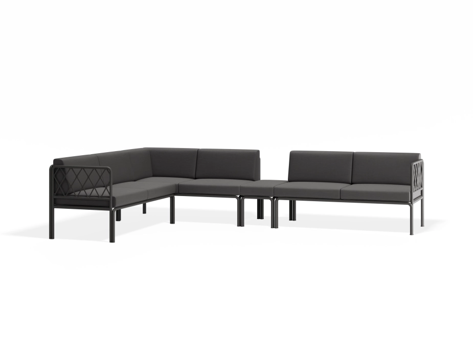 Sevillev2 Configi Charcoalframe Darkgreycushion 2cushionextension
