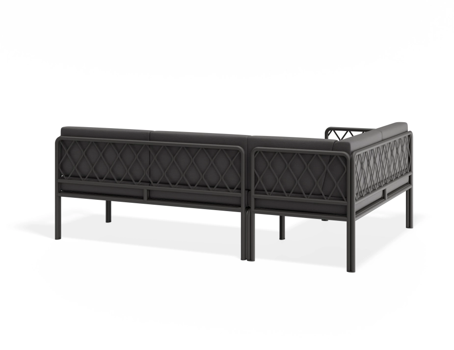 Sevillev2 Configa Charcoalframe Darkgreycushion