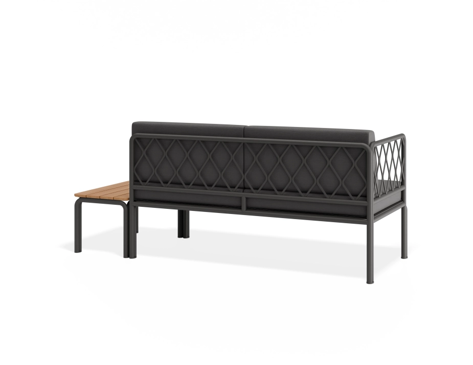 Sevillev2 Confige Charcoalframe Darkgreycushion Teakextension