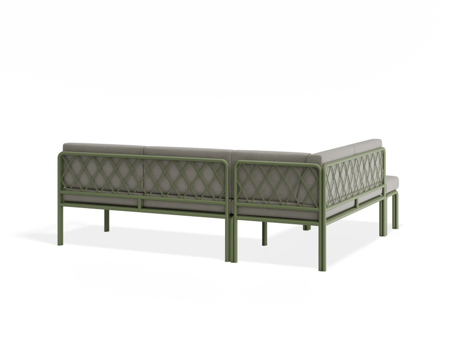 Sevillev2 Configh Greenframe Lightgreycushion Cushionextension
