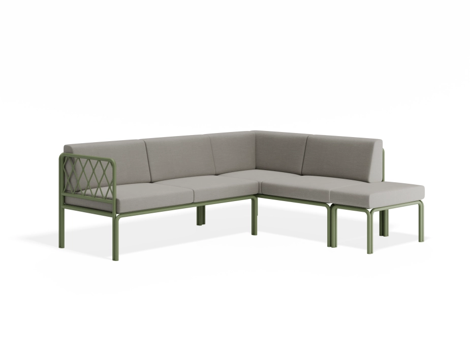 Sevillev2 Configg Greenframe Lightgreycushion Cushionextension