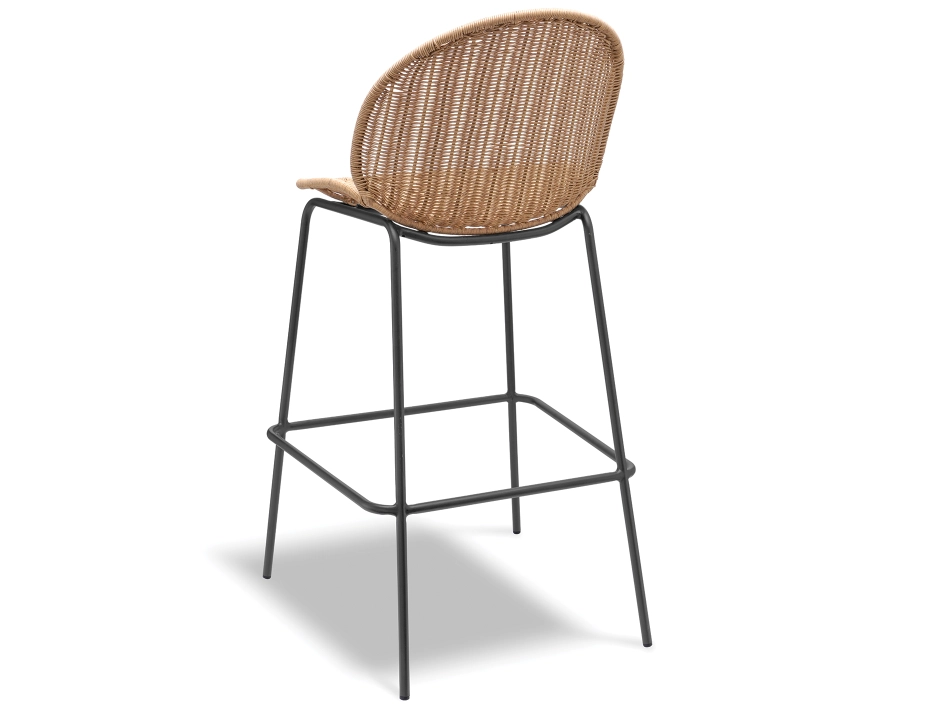 Sombra Outdoor Stool Charcoal