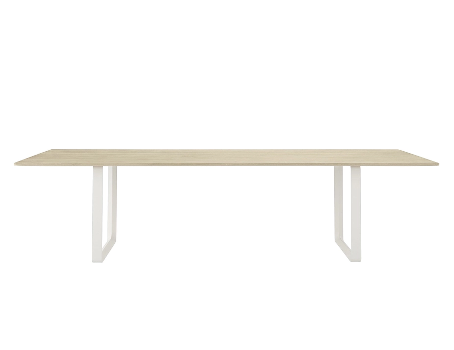 70 70 Table 295x108 Cm Solid Oak White