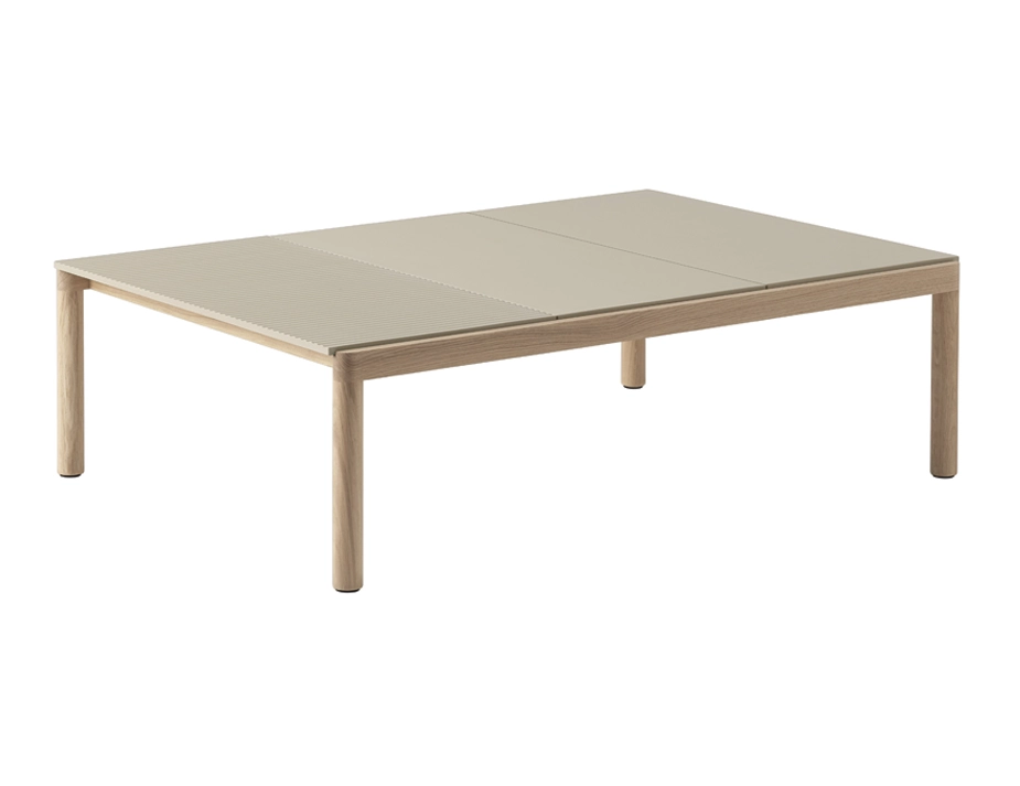 Couple Coffee Table 120 Sand Oak