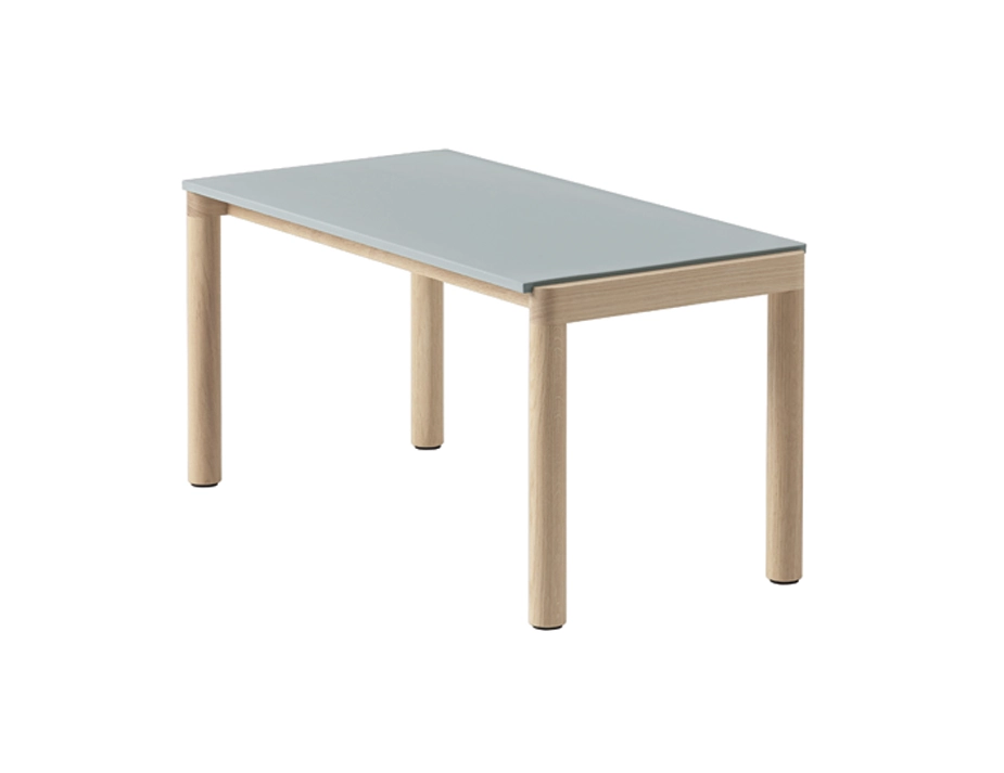 Couple Coffee Table 40 X 84 X 40 Oak Blue Plain