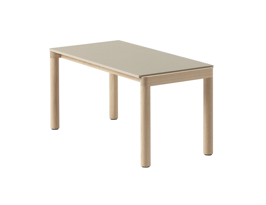 Couple Coffee Table 40 X 84 X 40 Oak Sand Wavy