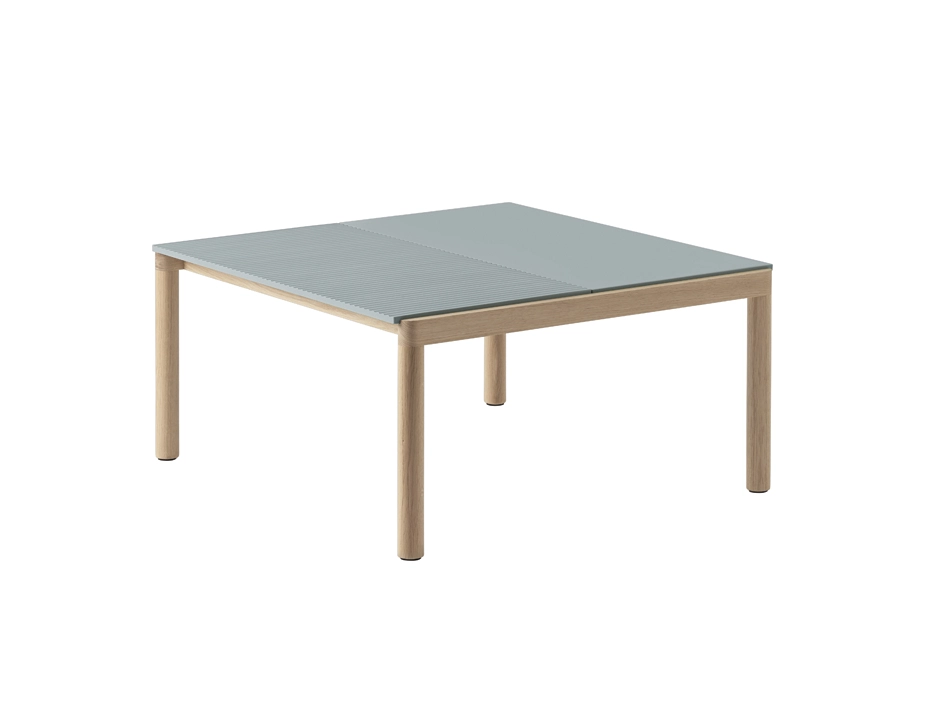 Couple Coffee Table Med Blue Oak