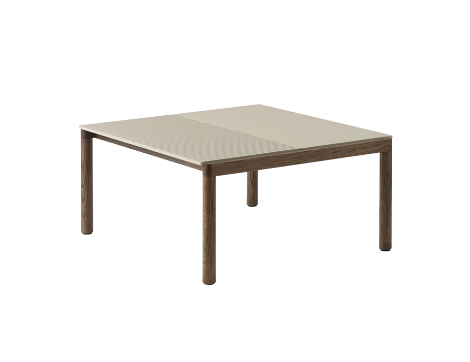 Couple Coffee Table Med Sand Dk Oil