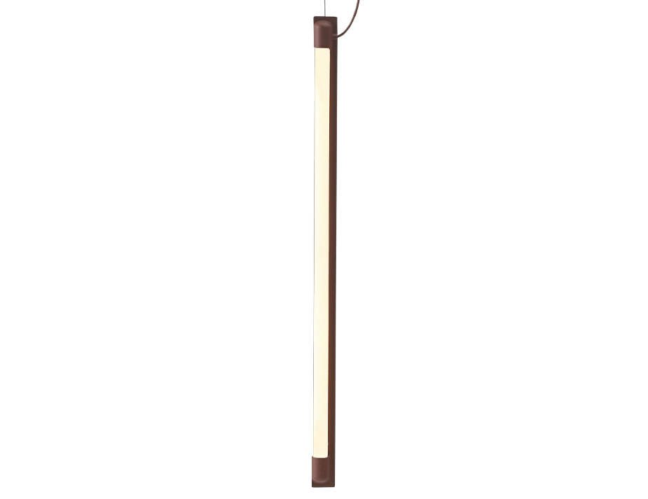 60cm 0005 Fine Suspension Lamp 60 Deep Red Vertical Muuto Hi Res