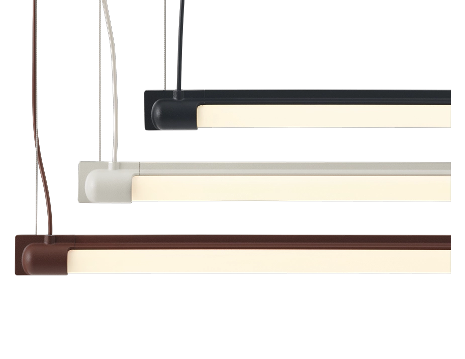 90cm 0001 Fine Suspension Lamp 90 Deep Red Black Grey Group Muuto Hi Res