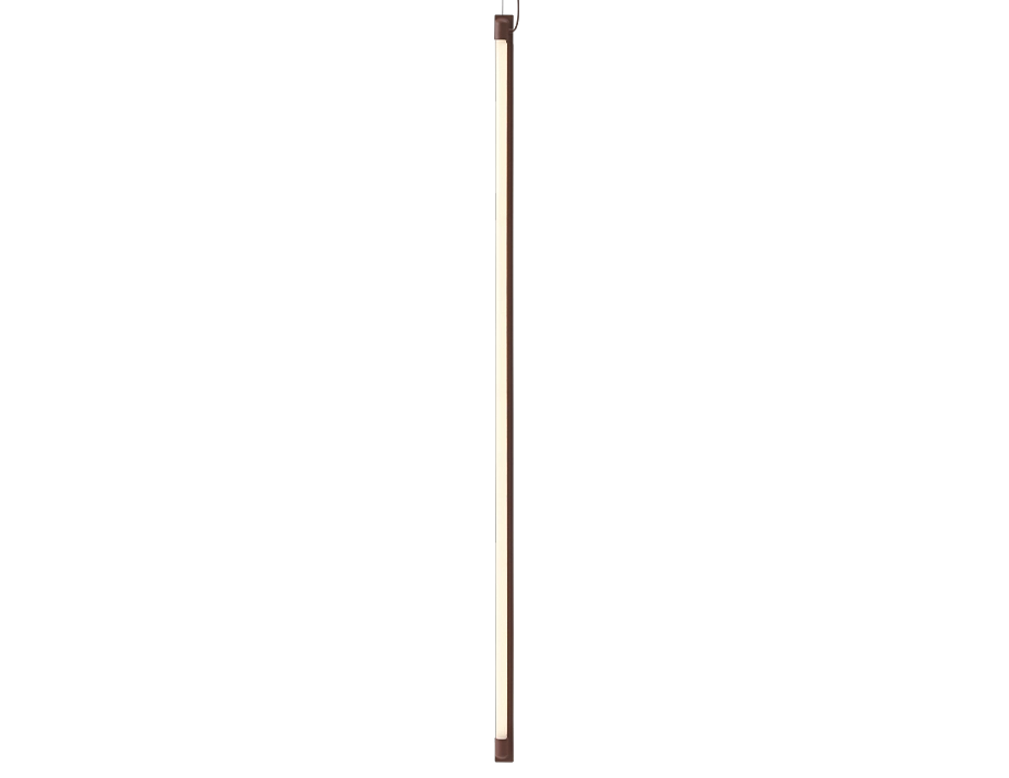 90cm 0005 Fine Suspension Lamp 120 Deep Red Vertical Muuto Hi Res