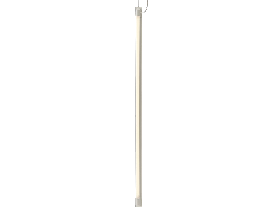 90cm 0005 Fine Suspension Lamp 90 Grey Vertical Muuto Hi Res