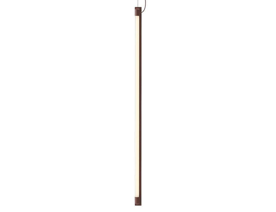 90cm 0007 Fine Suspension Lamp 90 Deep Red Vertical Muuto Hi Res