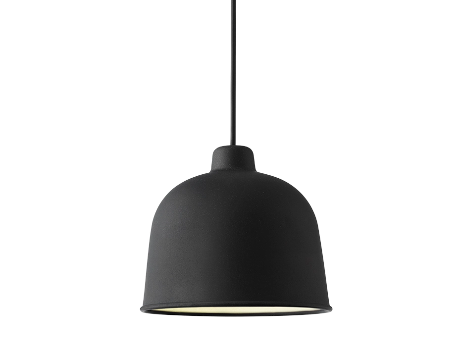Muuto Grain Pendant 0011 Grain Pendel Lamp Black Med Res
