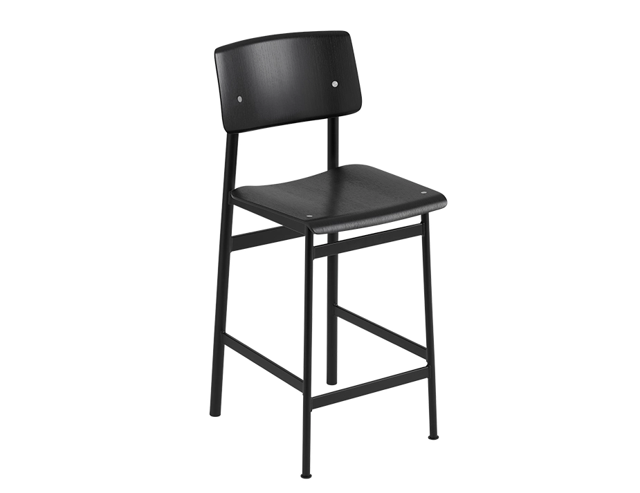 Loft Stool 0027 Loft Bar Stool 65 Black Black Muuto 5000x5000 Hi Res
