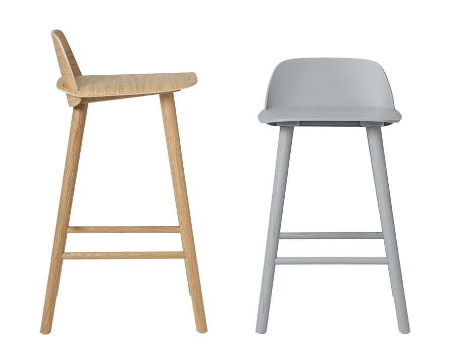 Nerd Stool 0022 Nerd Barstool 65 75 Grey Oak 2 Sizes MUUTO 5000x5000 Hi Res