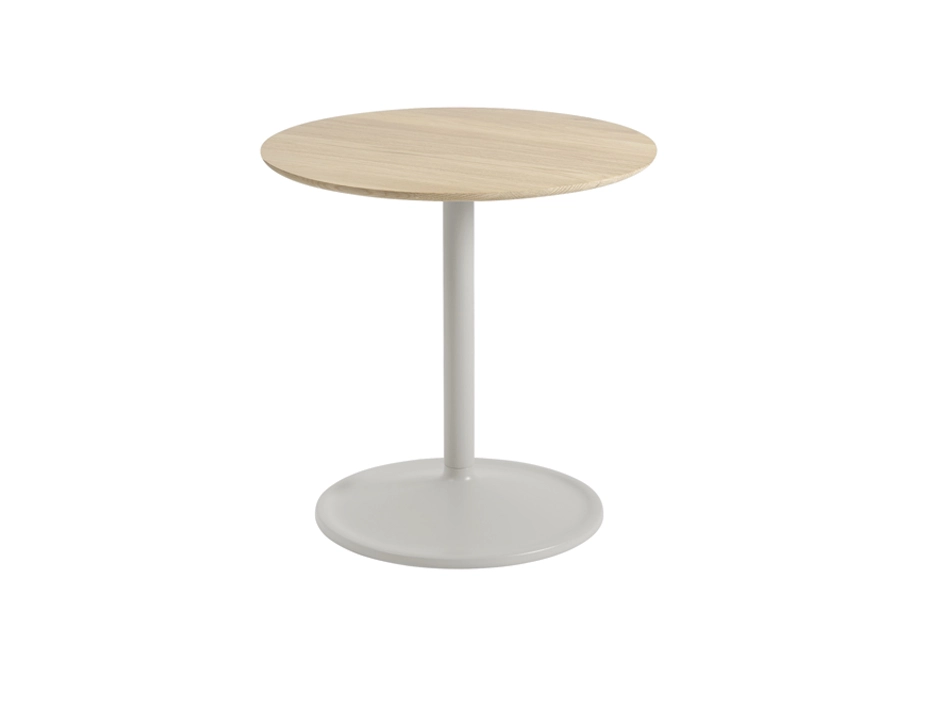 Soft Side Table 48 X 48 Oak Grey