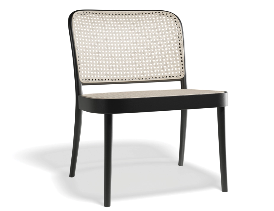 811 Lounge Chair Cane Natural Black