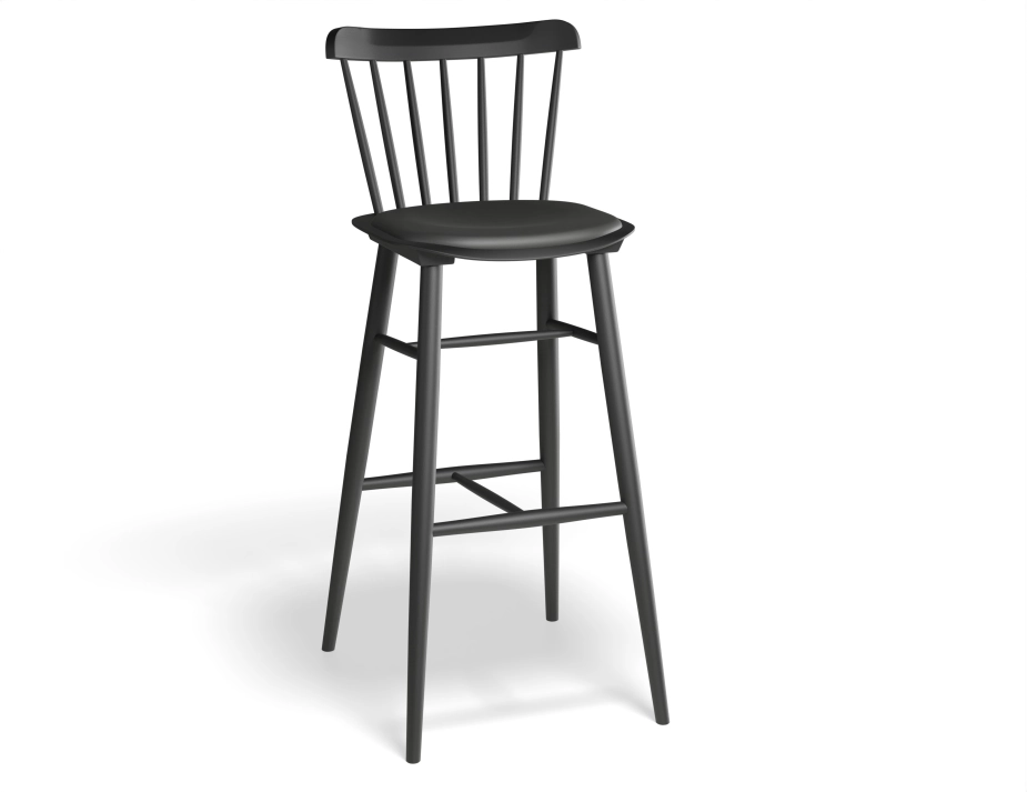 Ironica Barstool 80cm Pad Blackgrain Mdr
