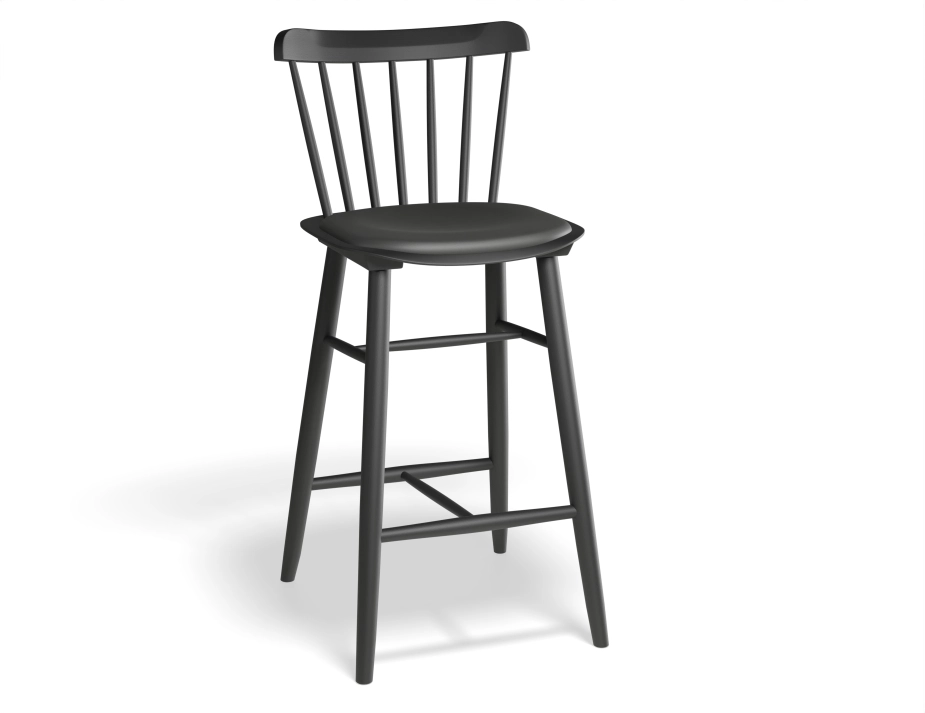 Ironica Kitchenstool 66cm Pad Blackgrain Mdr