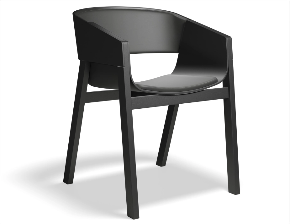 Merano Armchair Seatbackpad Blackgrain Mdr