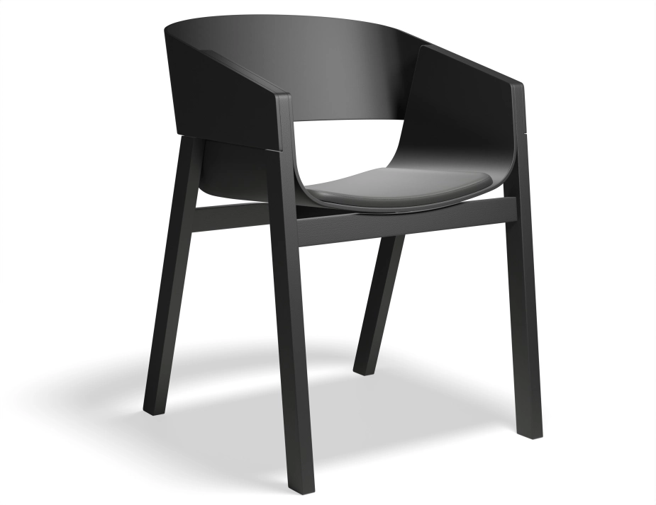 Merano Armchair Seatpad Blackgrain Mdr