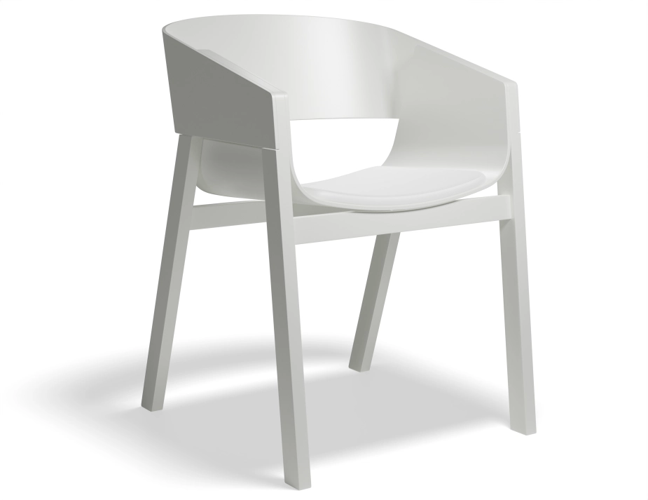 Merano Armchair Seatpad Whitepigment Prince
