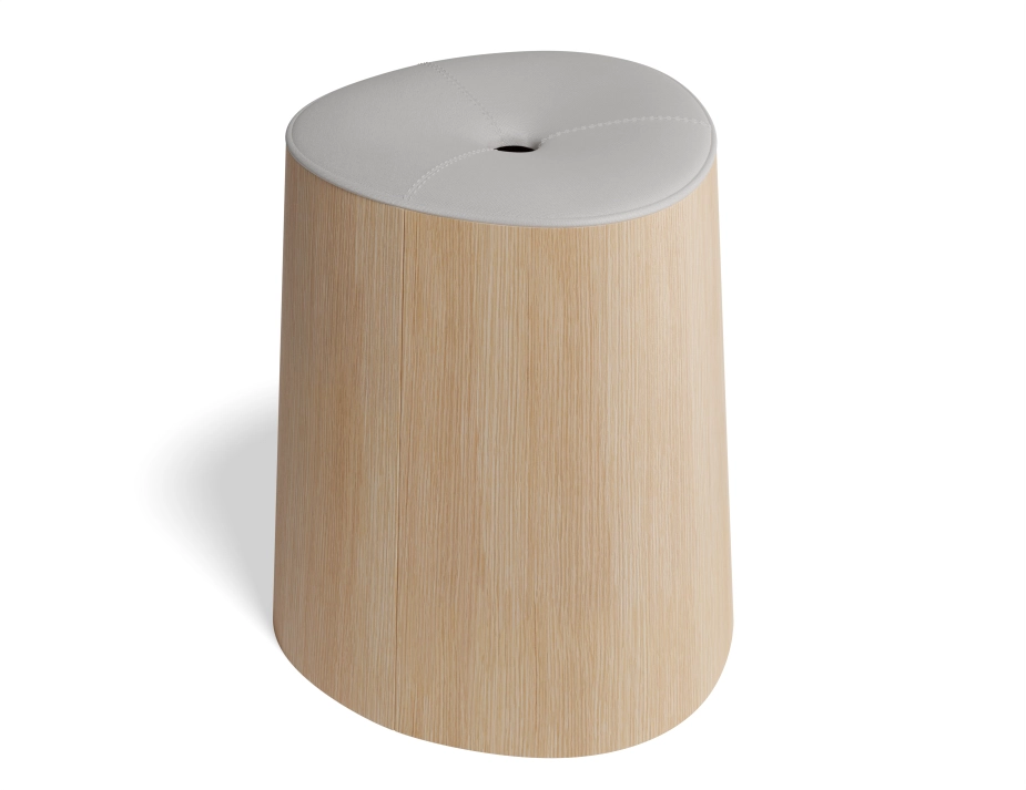 Pov Stool Pad Oak Fargo701 Side