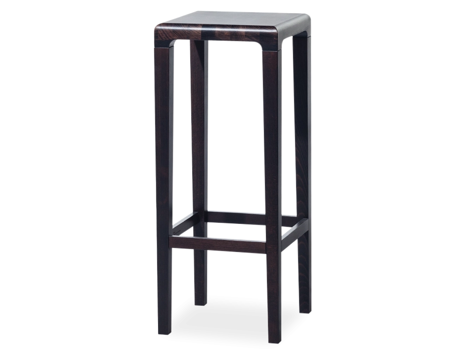 Dark Brown Restaurant Stool