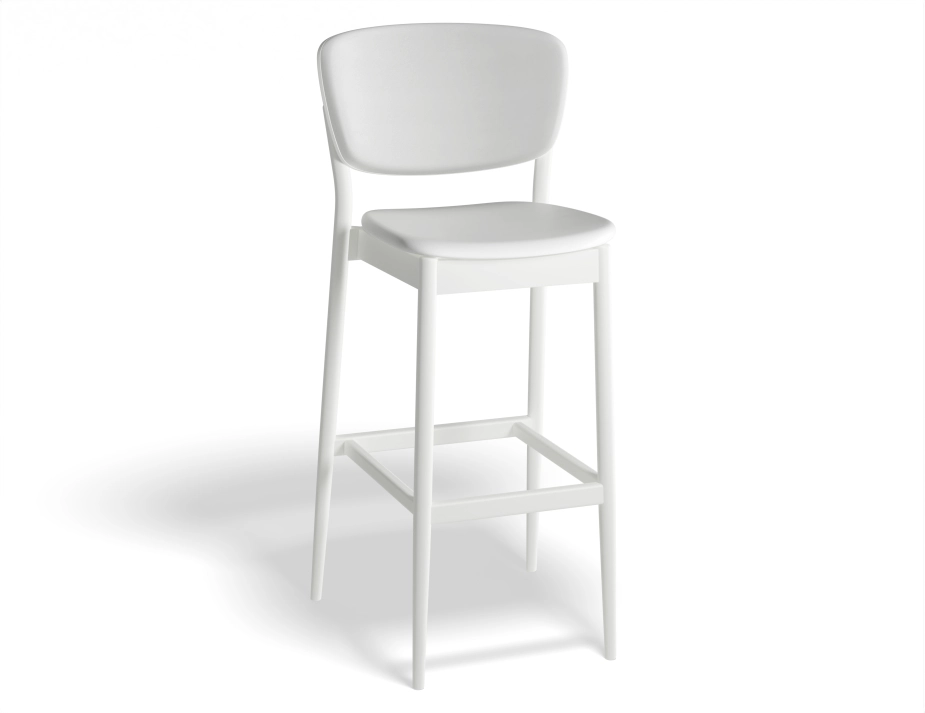Valencia Barstool 75cm Backseatpad Whitepigment Prince