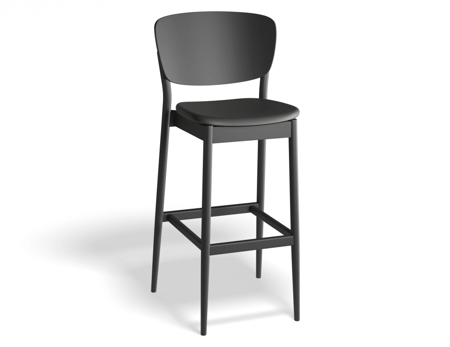 Valencia Barstool 75cm Seatpad Blackgrain Mdr