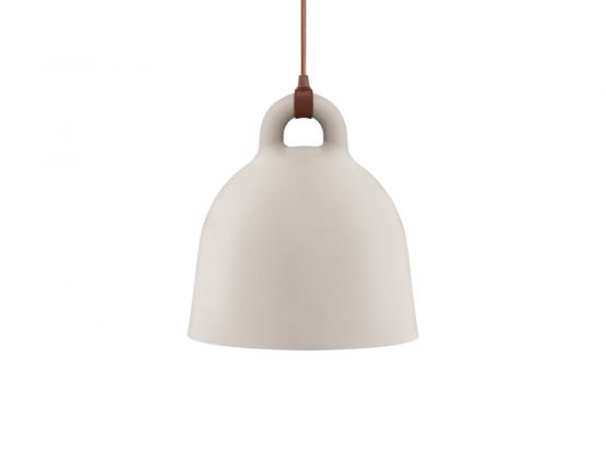 Metal bell pendant store light