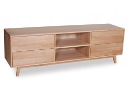 Solid Oak Tv Unit