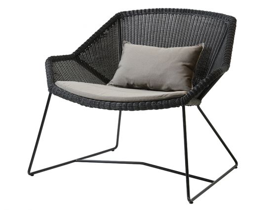 Breeze Outdoor_0051_Breeze_lounge_chair_black_taupe_Y36