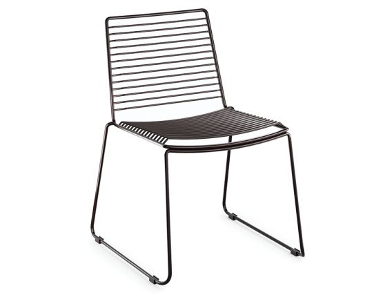 Modern Black Wire Outdoor Dining Chair