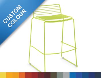 Velletri Custom Dulux Outdoor Wire Bar Stool by Glid Studio for Huset (Min Order 10) image