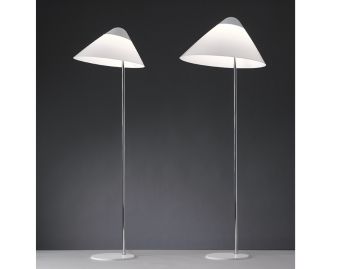 Opala Floor Lamp White by Hans Wegner for Pandul image