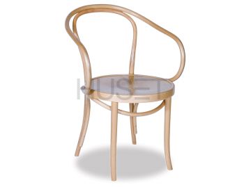B9 Cava Natural Bentwood Armchair by Le Corbusier image