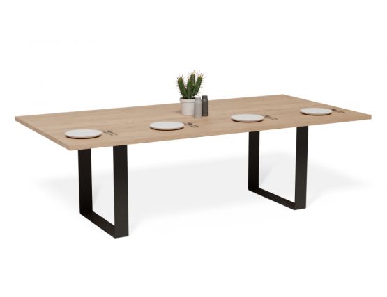 Odense Dining Table Indoor 4 Seater Black Legs Modern