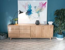 OakSideboard Buffet 220cm