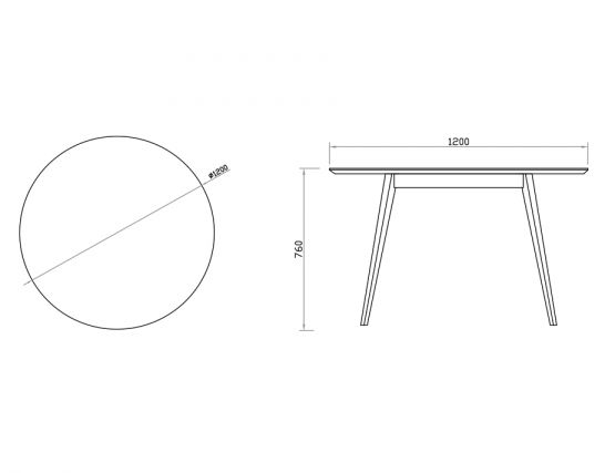 Round Dining Table