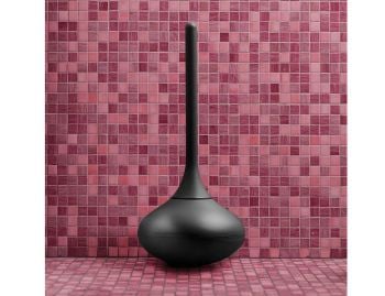 Black Ballo Toilet Brush by Jozeph Forakis for Normann Copenhagen image