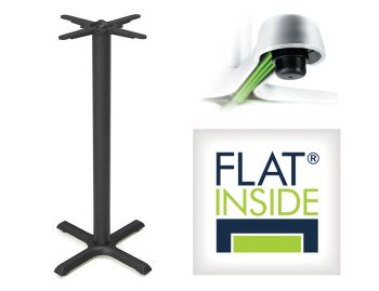 Flat Tech AUTO-ADJUST KX22 Black High Bar Table Base (Min. order 4) image