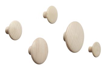 Oak The Dots (Set of 5) by Lars Tornoe for Muuto  image