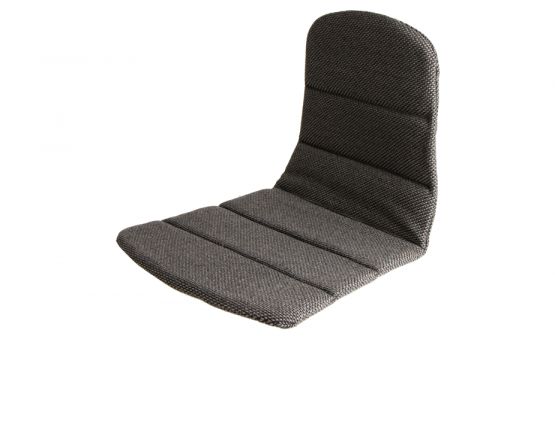 Breeze Grey Sled Chair Cushion