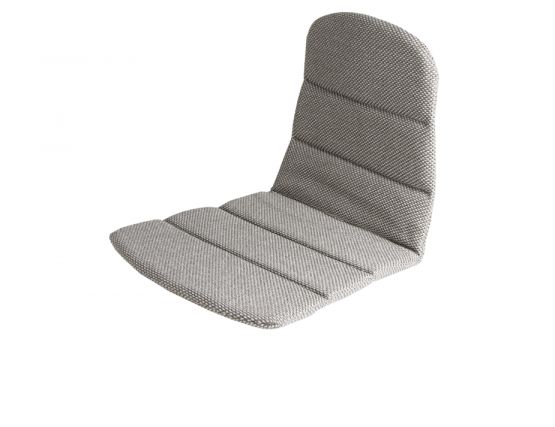 Breeze Light Grey Sled Chair Cushion