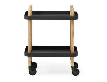 Black Block Mobile Side Table by Simon Legald for Normann Copenhagen  image