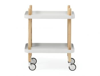 Light Grey Block Mobile Side Table by Simon Legald for Normann Copenhagen  image