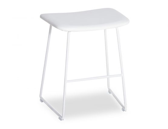 Low leather stool cheap